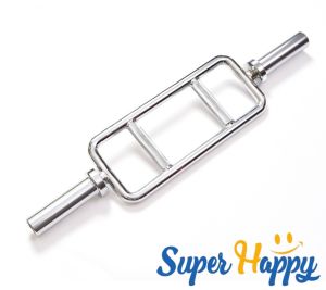 บาร์เล่นแขน (แกน 2 นิ้ว) TRICEP BAR OLYMPIC(1ชิ้น)พร้อมคลิปล็อคแผ่นน้ำหนัก