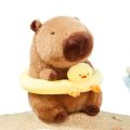 BEIBEI Summer Capybara Plush Toy Cute Swimming Circle Capibara Anime Fluffty Toy Capybara Stuffed Toy Soft Capybara Plush Doll Birthday Gift. 