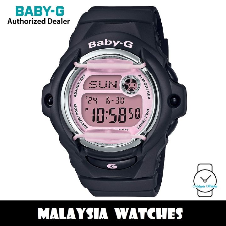 OFFICIAL WARRANTY Casio Baby G BG 169U 1C Standard Digital Light Pink Dial Black Resin Watch BG169M BG169M 1DR BG 169M 1DR Lazada