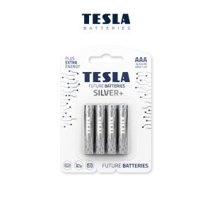 TESLA SILVER+ Alkaline Batteries - AA / AAA (4 Pcs) | High Power | Long-Lasting Battery Life | Anti-Leak