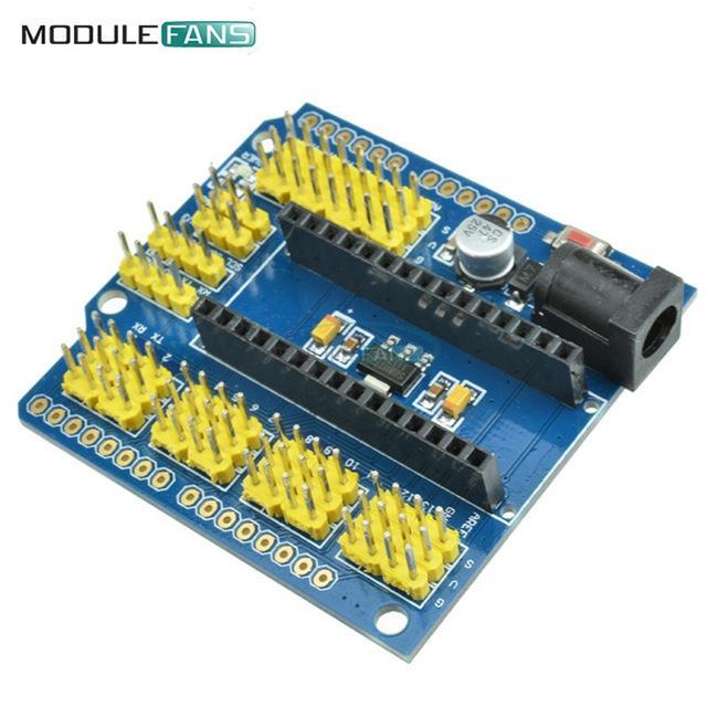 1pc NANO I/O IO Expansion Sensor Shield Module For Arduino UNO R3 Nano ...