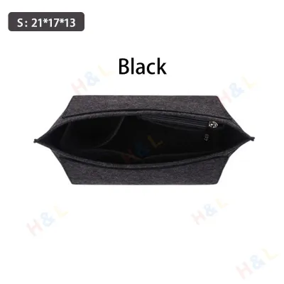 🚚SG Seller🚚 Felt Insert Bag Fits For Longchamp Handbag Liner Bag Organize women Cosmetic Bag Felt Cloth Makeup Bag Support Handbag lining Travel Portable Insert Purse Bags