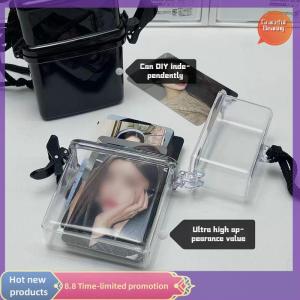 Graceful Ins Idol Photo Card Storage Box Decorative Photocard Storage Box Waterproof Photo Picture Collect Holder Message Organizer Box