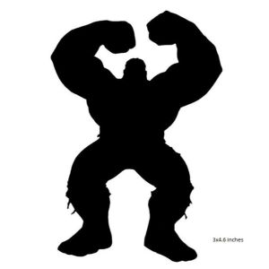 "Hulk Design"-Motorcycle Long lasting Quality Waterproof Vinyl Sticker for Car.