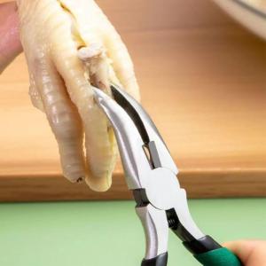 Efficient Bone Removal Tool For Chicken Feet Safe Steel Construction Ergonomic Grip Kitchen Essential