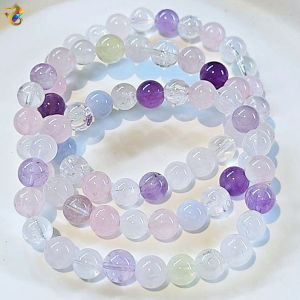 Premium Grade Natural Duo Bao Balance 5 Elements Bracelet (Single / 3 Rounds)
