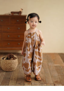 Summer Korean version of the new girl Korean version of summer suspender rompers in childrens jumpsuit