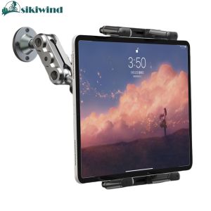 Heavy Duty Tablet Holder with Screw Aluminum Drill Base Phone Rack Rust Proof Car Dashboard Phone Mount for Car Bike Boats Trucks
