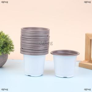 [COD] dgheg 10Pcs Plastic Flowerpot Cultivation For Succulent Plant Small Flowerpot Simple Planting Seedling Pot Thickened Nursery Pots