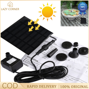 【Shipping from Malaysia】 Garden Solar Fountain Water Pump Pond Fountain Waterfall Outdoor Bird Bathing Water Landscape  Solar Fountain Rockery Garden Pond Fountain Miniature Garden Fountain