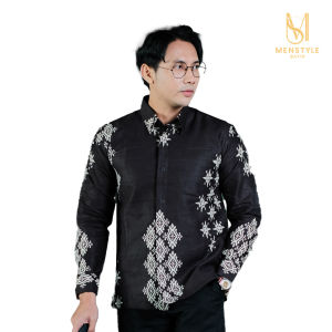 MENSTYLE BATIK - Kemeja Batik Pria Slimfit Lapis Furing Anggasta Sanggit