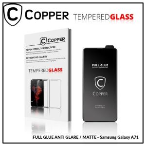 Samsung A20 - COPPER Tempered Glass Full Glue ANTI GLARE - MATTE