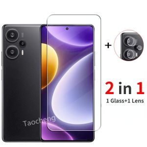 Pelindung Layar Tempered Glass Untuk Poco F5 5G Paket 2 in 1