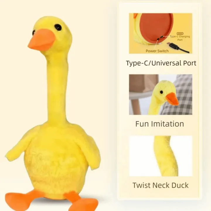 Dancing%20Duck%20Electric%20Duck%20Plush%20Toy%20Singing%20English%20Version%20Dancing%20Talking%20Duck%20Duck%20Stuffed%20Toy%20Interactive%20Repeating%20Talking%20Duck%20Kids%20Gift%20-%20Image%207