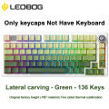 AULA LEOBOG 81 Key Customization Customized Keyboard PBT Keycaps Available in Multiple Colors Suitable for Gaming Mechanical Keyboard. 