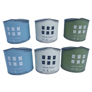 2Pcs Iron Flower Containers Holders For Cultivation Design Metal Cultivation Pots With Timeless Finish & Portable Build