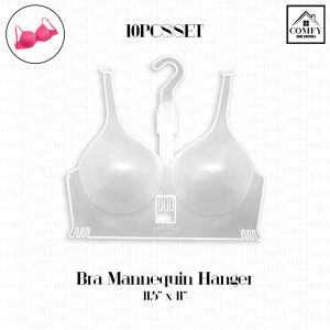(10PCS/SET)SAHARA 11.5" Transparent Mannequin Hanger Bra Underwear Hanger (COD)