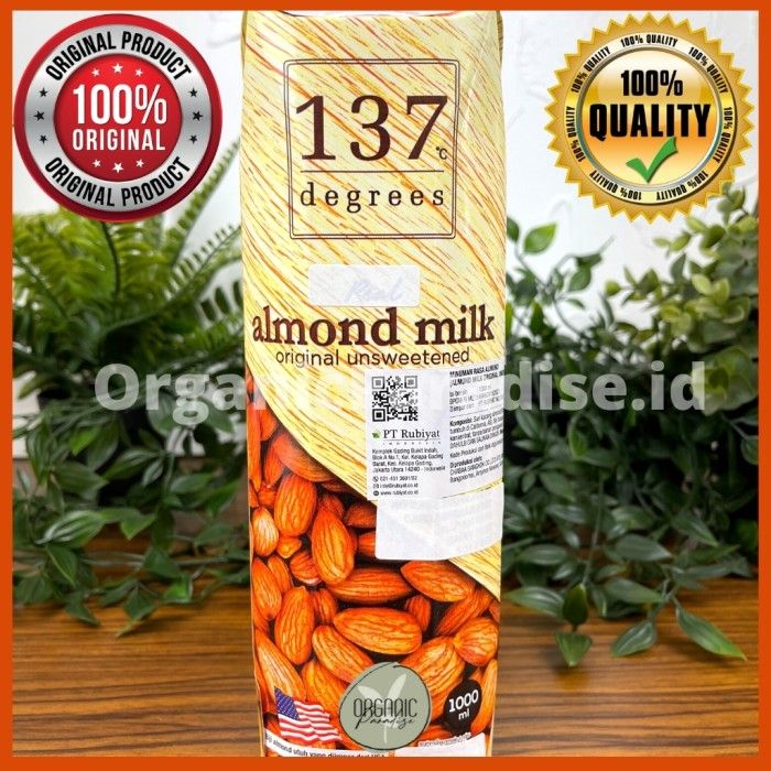 137 Degrees Almond Milk Original 1 Liter Susu Almond 137 Original 1 Liter Lazada Indonesia 4980