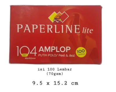 Amplop Putih Paperline 104 PPS