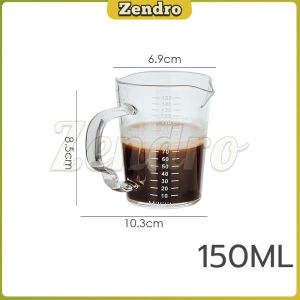 ZEO 70ml / 150ml Mini Coffee Milk Cup Glass With Handle Multi-functional Taste Dish
