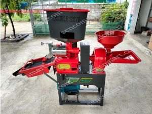 Máy xay xát lúa gạo 3 cấp rung lọc sạncát năng xuất xát gạo 200 – 300 Kg/Giờ