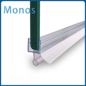 1m Bath Shower Screen Door Seal Strip Water Baffle 6 to 12mm Seal Gap Window Door Weatherstrip Glass Door Weatherstrip Hardware