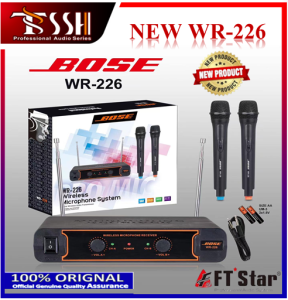 (TSSH)PROFESSIONAL WIRELESS MICROPHONE SYSTEM WR-226 /UHF/HI-FI SYSTEM/DIGITAL WIRELESS AUDIO TRANSMISSON.