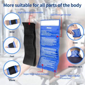 Reusable Ice Pack Bag Gel Pack Compress Knee Ice Wrap Hot and Cold Pack