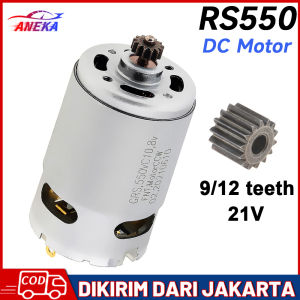 RS550 DC 21V Motor/Motor High Speed Pengganti Bor Baterai Cordless/RS550 Dinamo Motor Untuk Bor Listrik/Obeng