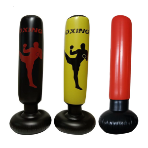 Inflatable Boxing Bag Children Boxing Punch Kicking Toy Kid Fight Pressure Boxing Column Sandbag Boxing Training Sandba