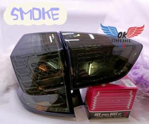 PERODUA MYVI 2018-2023 Dragon Scale LED Tail Lamp With Running Signal (SMOKE / ALBINO WHITE / RED+BLACK)