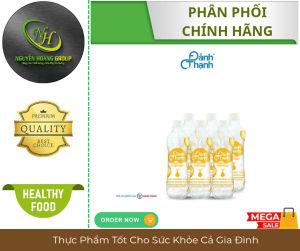 LỐC 6 CHAI - Đảnh Thạnh Nước Khoáng Có Ga Hương Chanh Muối 430 ML