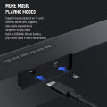 ROBOT RB580 Bluetooth Speaker Soundbar 10W Ultra Bass with RGB Light Bluetooth Chip 5.1 AUX TF Card Audio Colorful Compact  Cable Computer Connection Equipment  12 Months Warranty. 