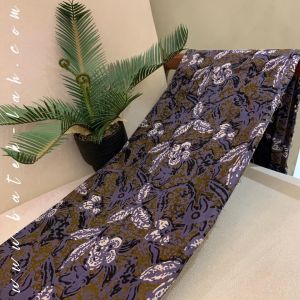 Kain Batik Pasang (4meter X 1.1meter) Fabric -100%Cotton - 100% Handmade -