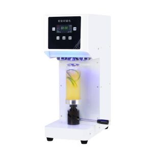 Commercial for Milk Tea Plastic Bottles & Beverage Cans | High-Speed Cup/Bottle Sealer Automatic Can Sealing Machine