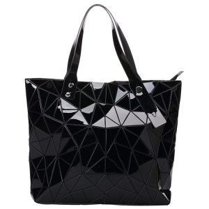 Womens Bag 2025 New womens handbag fashionable large-capacity tote bag versatile geometric bag pu Bulk shipping