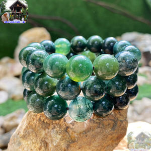 Vòng tay Canxedon phong thủy mệnh Mộc 12ly Mang lại may mắn tài lộc - XD03