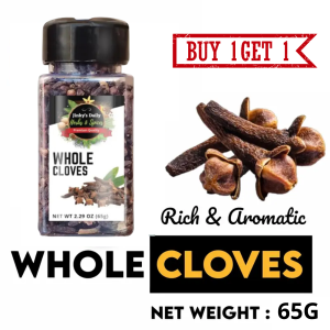 Whole Cloves 65g in Shaker Bottle by Jinkys Daily Herbs & Spices