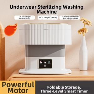 VERMILL Foldable Mini Washing Machine 11.5L with Drye Portable Washing Machine  Laundry Washer Travel