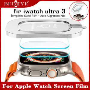 ฟิล์มกันรอยหน้าจอสำหรับ for apple Watch Ultra3 Clear Full Protective Film สำหรับตัวป้องกันหน้าจอ ultra 2 49 มม. พร้อมชุดจัดตำแหน่งอัตโนมัติติดตั้งง่าย