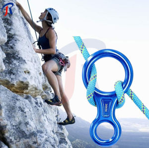 R.joy - Figure 8 Descender Ring Aviaton Aluminium Alloy 35KN Climbing & Safety gear