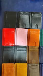 Cross-border Genuine Leather Mens Wallet RFID Anti-theft European and American Style Card Holder for Men Card Case airtag Hole