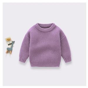 DGUKYM Ins New Baby Round Neck Sweater  Boys Girls and Children Autumn  Winter Loose Knitted Jacket Sweater DG411051