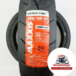 Ban Maxxis Victra Sport 110/70 Ring 17 MAXXIS Victra S98ST TUBELESS Bonus Pentil Ban Verza Vixion dll