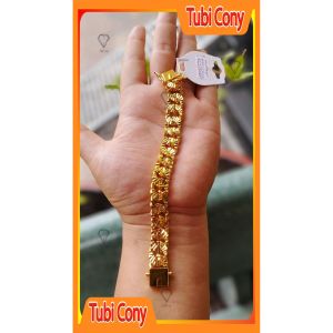 [ Tháo ngắn dễ dàng ] Lắc Sụn Nam Mạ Vàng  Chạm Hotrend L203-227-DX12 - Dễ Phối Đồ - Đi Chơi Đi Tiệc Đều Đẹp