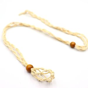 JPTD Braided Necklace Cord DIY Hand-woven Braided Necklace Cord Empty Stone Holder Length Adjustable Crystal Necklace Holder Bracelet