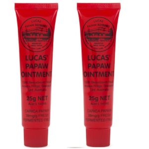 25G*2 Lucas PAPAW ointment diaper rash cream lip balm papaya skin repair