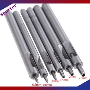 Sporter Tự làm vành đai đấm da lỗ đục lỗ khoan công cụ thủ công da puncher
