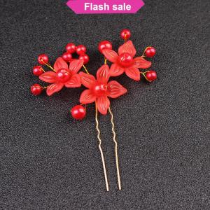 Flash Sale Flower Tiara Frosted Hair Ornament Bridal Wedding Handmade Jewelry Hairpin