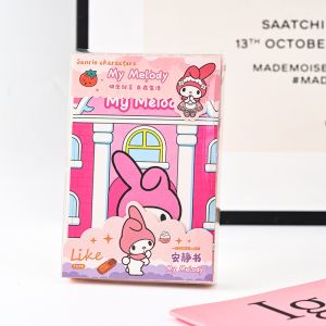 Upgrade To Second Generation Transparent Box Sanrio Gilded Quiet Book Kuromi Cinnamoroll Puzzle Manual Toy No Need To Cut